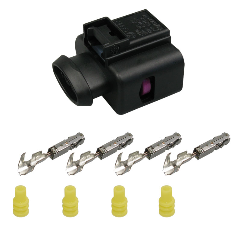 OEM 1J0973704 1J0 973 704 VW Stecker Reparatursatz Steckverbinder Buchse 4-pol