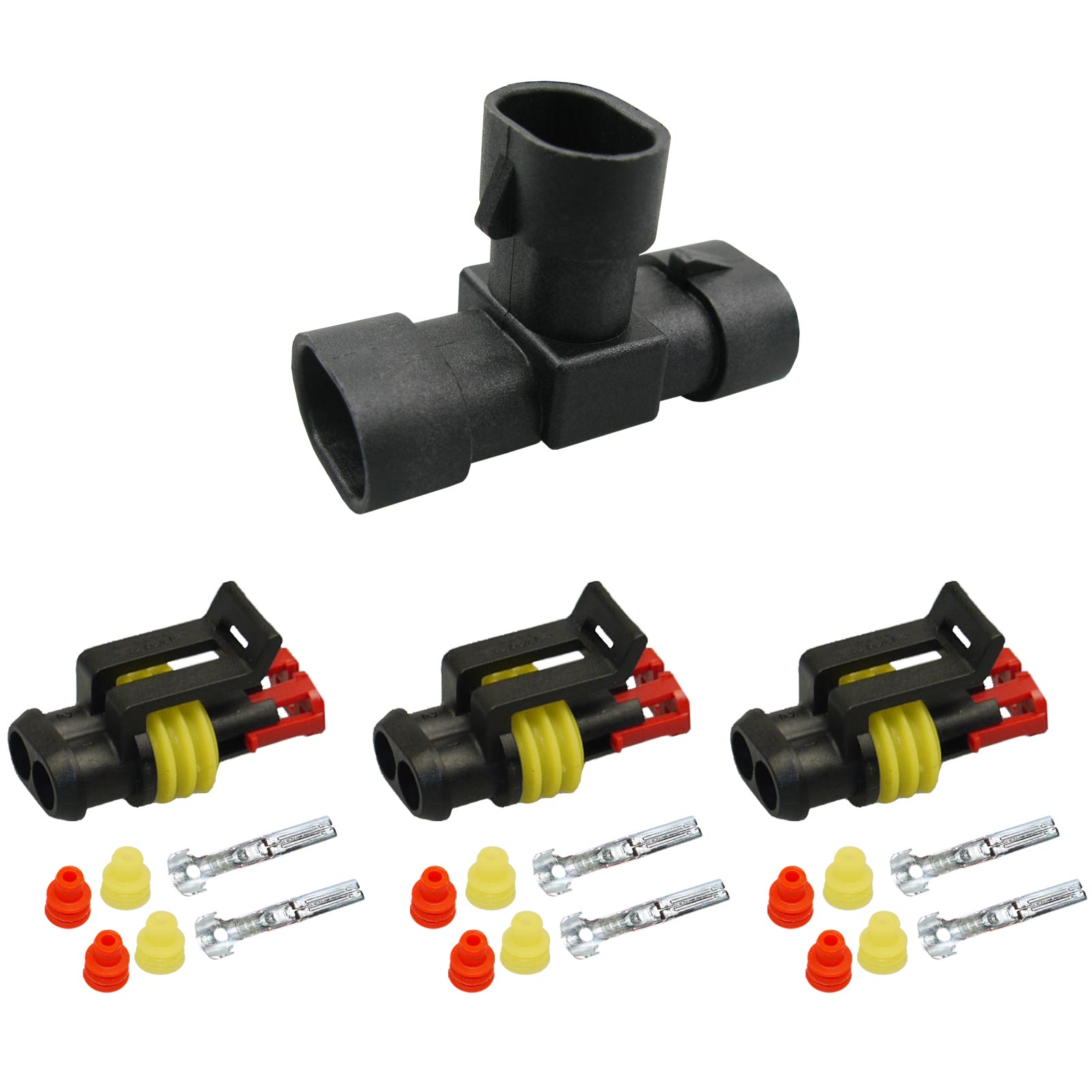 T-Stück 3x Steckverbinder