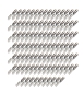 Preview: 100x MQS Quadlok Buchse Stecker Crimp Terminal Kontakt PIN 0,50mm² - 0,75mm² kompatibel mit VW, BMW, Fakra MOST