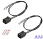 Preview: 2x Stecker VW 1J0973702 Reparatursatz 2-pol Kabelsatz Buchse 1J0 973 702 ABS ESP