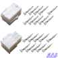 Preview: Mini Universal MATE-N-LOK Serie Stecker 9-polig Set Stift Buchse Steckverbinder