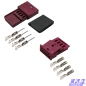 Preview: Reparatur Set Stecker 4-polig MQS Stift   Buchse Gehäuse 8377240.9 u. 1387175