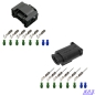 Preview: Reparaturset Stecker MQS 6-polig MQS Buchse   Stift 1-967587-3 und 1-967678-1