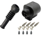 Preview: Stecker 4-polig Reparatursatz Schutzkappe 4B0973712 passt zu VW Skoda Seat Audi