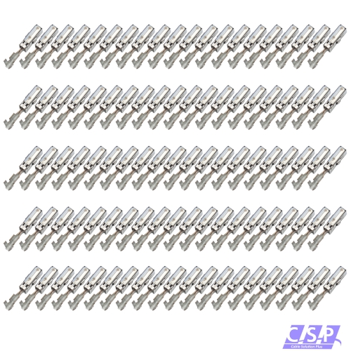 100x MCP 2,8 Kontakt Stecker Crimp Buchse 0,50-1,00mm² 1241388-1 / 105114.01