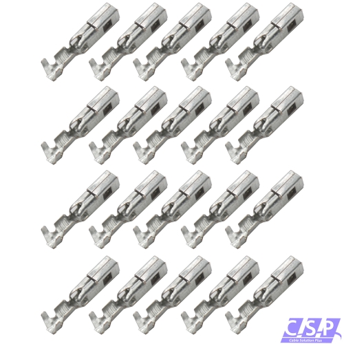 20x Sicma 2.8x0,8 Kontakt Buchse 0,75-1,30mm² 211CC3S4160 Female Terminal Crimp