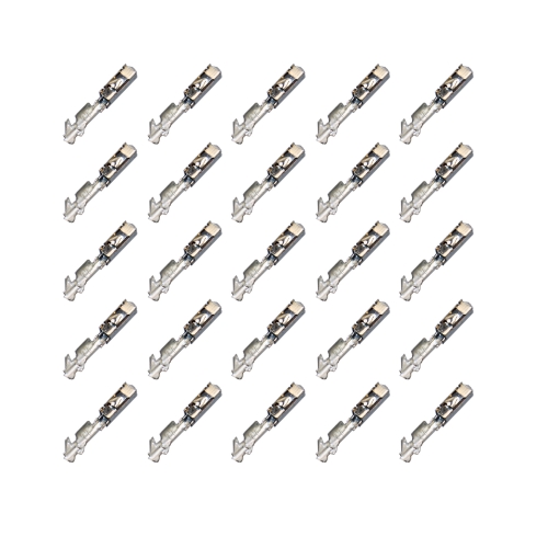 25x MQS Quadlok Buchse Stecker Crimp Kontakt PIN 0,50mm² - 0,75mm² Fakra MOST