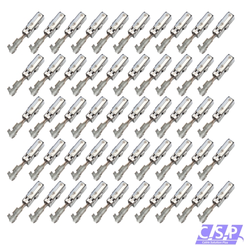 50x MCP 2,8 Kontakt Stecker Crimp Buchse 0,50-1,00mm² 1241388-1 / 105114.01