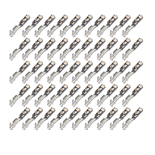 50x MQS Quadlock Buchse Stecker Crimp Kontakt 0,25²-0,35² Steckbereich vergoldet