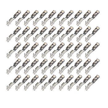 50x MQS Quadlok Buchse Stecker Crimp Kontakt PIN 0,50mm² - 0,75mm² Fakra MOST