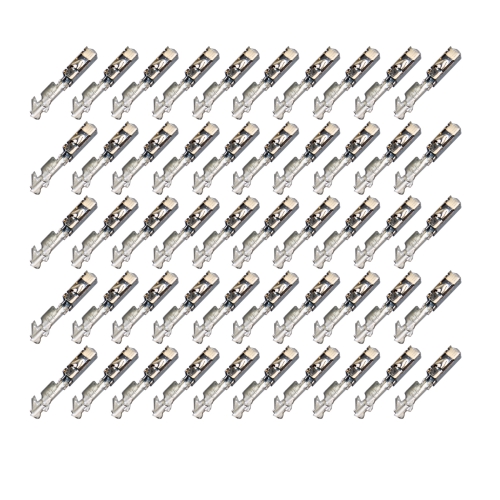 50x MQS Quadlok Buchse Stecker Crimp Kontakt PIN 0,50mm² - 0,75mm² Fakra MOST