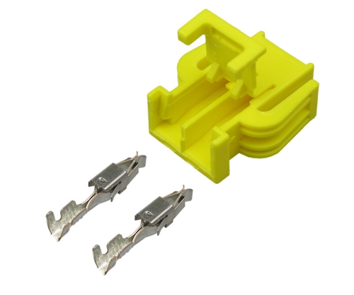 893 971 632C, 2-polig, Reparatursatz, Buchsengehäuse, mit JPT Kontakten für VW AUDI
