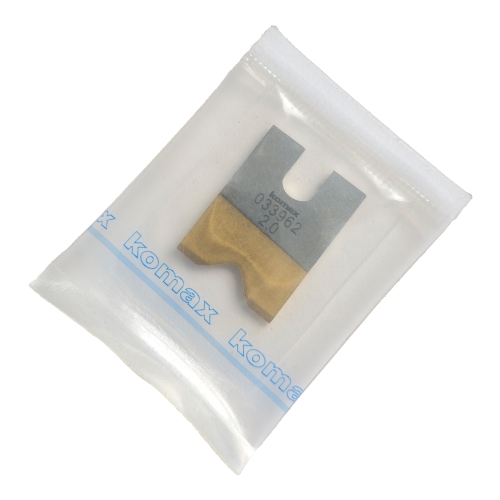 Abisoliermesser, V-Messer, V-Radiusmesser, R=2.0, Komax, Gamma 311 / 333, Alpha 411 / 421 / 422 / 432