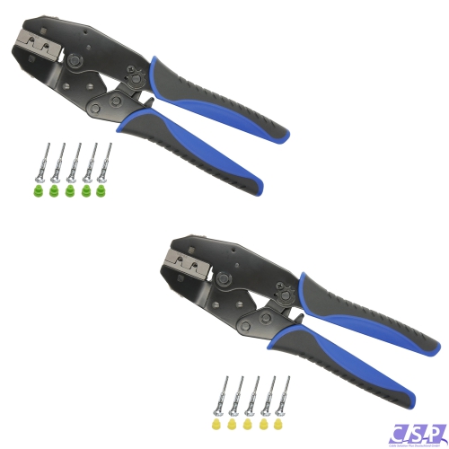 Crimpzangen Set Superseal Kontakte 0,35/0,50 ² 1,50² 0,75² u. 1,00²  Presszange