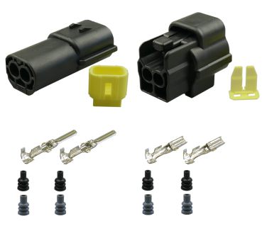 Econoseal 070 J Mark II Serie Stift- Buchsengehäuse 2-pol. Set LKW AUTO Motorrad