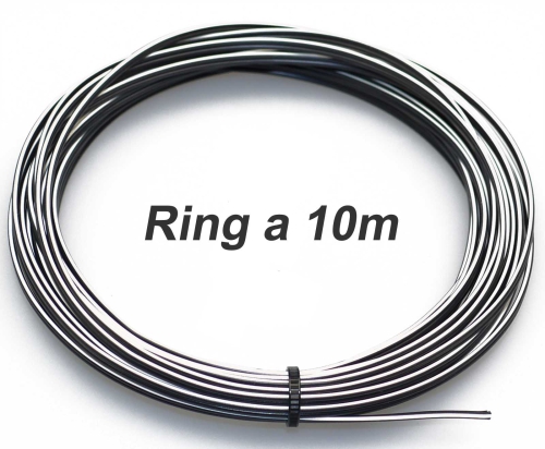 Fahrradkabel, Fahrradleitung, Lichtleitung, 2-adrig, 2x0,40mm², Ring a 10m