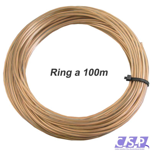 Fahrradkabel, Fahrradleitung, Lichtleitung, LIY, 1-adrig, 0,40mm², Ring a 100m