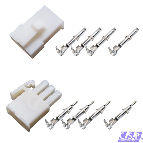 Mini Universal MATE-N-LOK Serie Stecker 3-polig Set Stift Buchse Steckverbinder