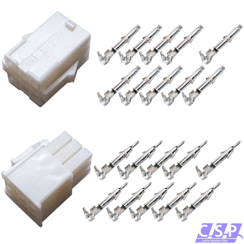 Mini Universal MATE-N-LOK Serie Stecker 9-polig Set Stift Buchse Steckverbinder