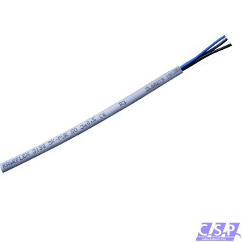 PUR Mantelleitung Leitung KAWEFLEX® 3130 3x0,50² Mantel grau Adern TPE
