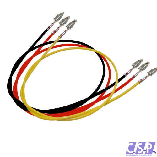 3x Reparaturleitung Farbmix JPT wie VW AUDI 000979133E Reparaturkabel 1,00mm² Iso Sicherung