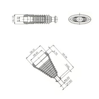 Reparatursatz 1J0973999A Stecker 5-pol Luftmassenmesser, Gummitülle, kompatibel mit AUDI VW SEAT SKODA
