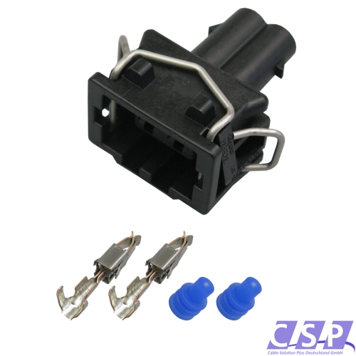 Reparatursatz JPT Stecker 2-polig 0,5²-1,0² passt zu VW 357972752 357 972 752