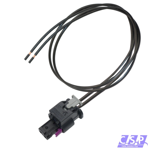 Reparatursatz Kabelsatz 2-polig Stecker passt zu VW AUDI 4F0973702 4F0 973 702