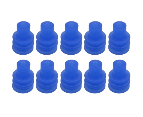 Set Kontakte Stift 2,8x0,8 1,00²-2,50² AK9906 / 12131100 / Seal blau 357 972 741