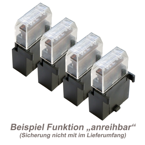 Set Sicherungshalter UNIVAL©   Deckel von MTA f. ATO Sicherung KFZ 1,50-2,50mm²