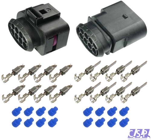 Stecker Set passt zu VW 8D0973734 + 8D0973834 Reparaturset 8-pol. 0,50²-1,00²