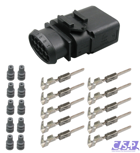 Stecker VW 6X0973815 Reparatursatz 10-pol. Stift  SEAT AUDI 6X0 973 815 Crimp Elektrik