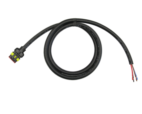 Superseal 5-polig konfektioniertes Buchsengehäuse, 1500mm, Leitung FLRY 1,50mm², Wellrohr und Clip