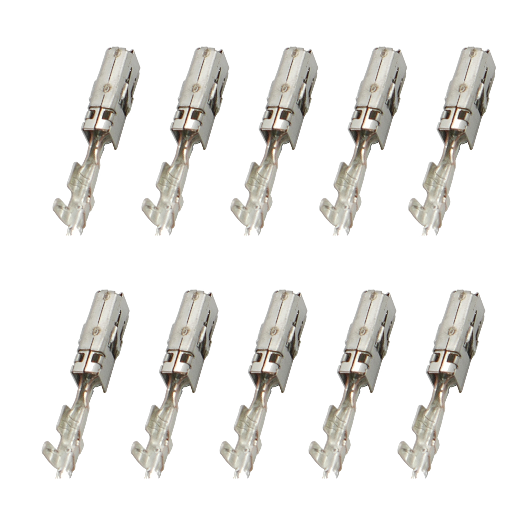 10x MCP 2,8 Kontakt Pin Stecker Crimp Buchse 0,50-1,00mm² TE TYCO AMP  1-968849-1