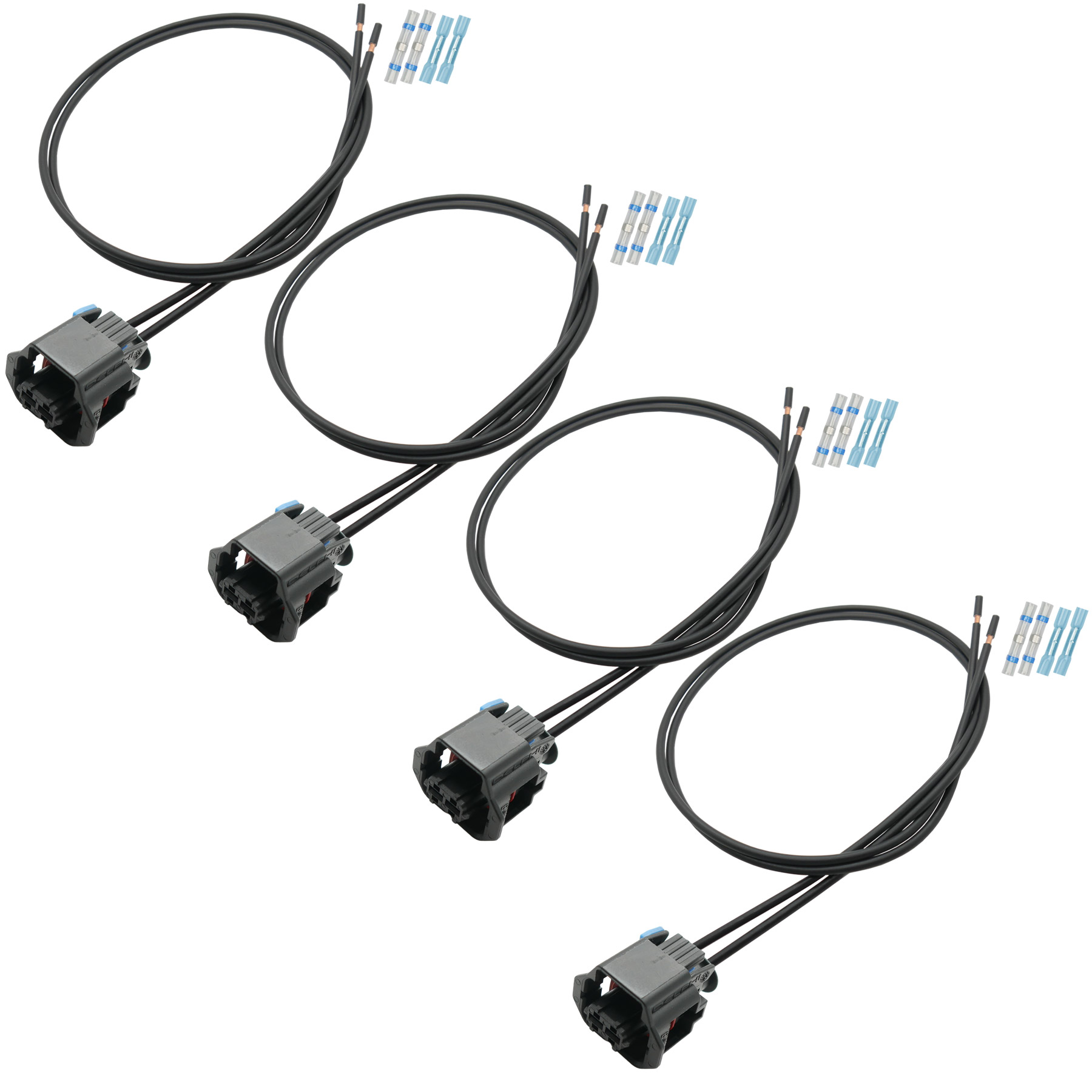 4x Stecker Reparatursatz 2,50mm² Injektor Einspritzdüse Opel Fiat 1.9 CDTi  SAAB