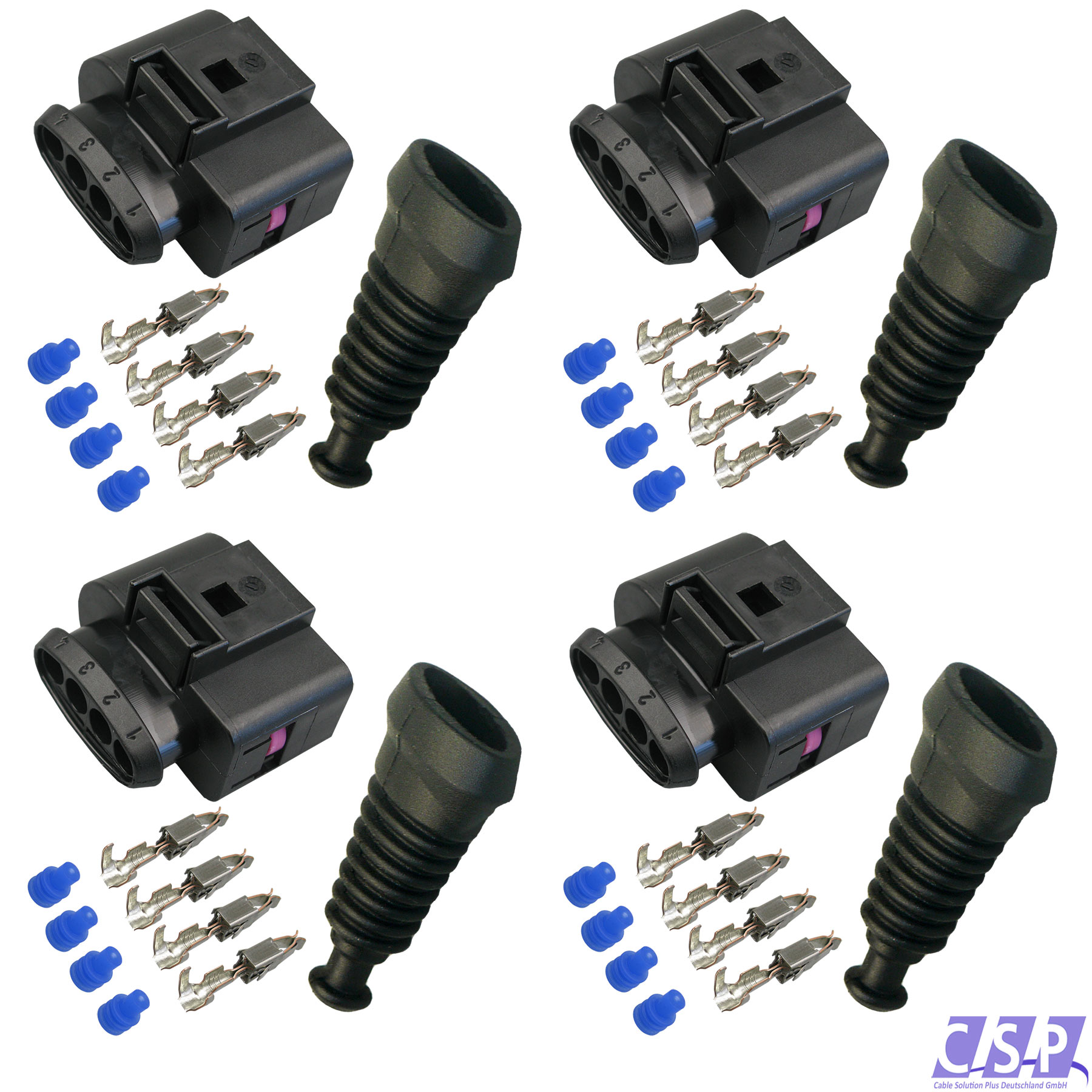 Autoelektrik24 - Yazaki, Reparatursatz Stecker Gehäuse Buchse Set