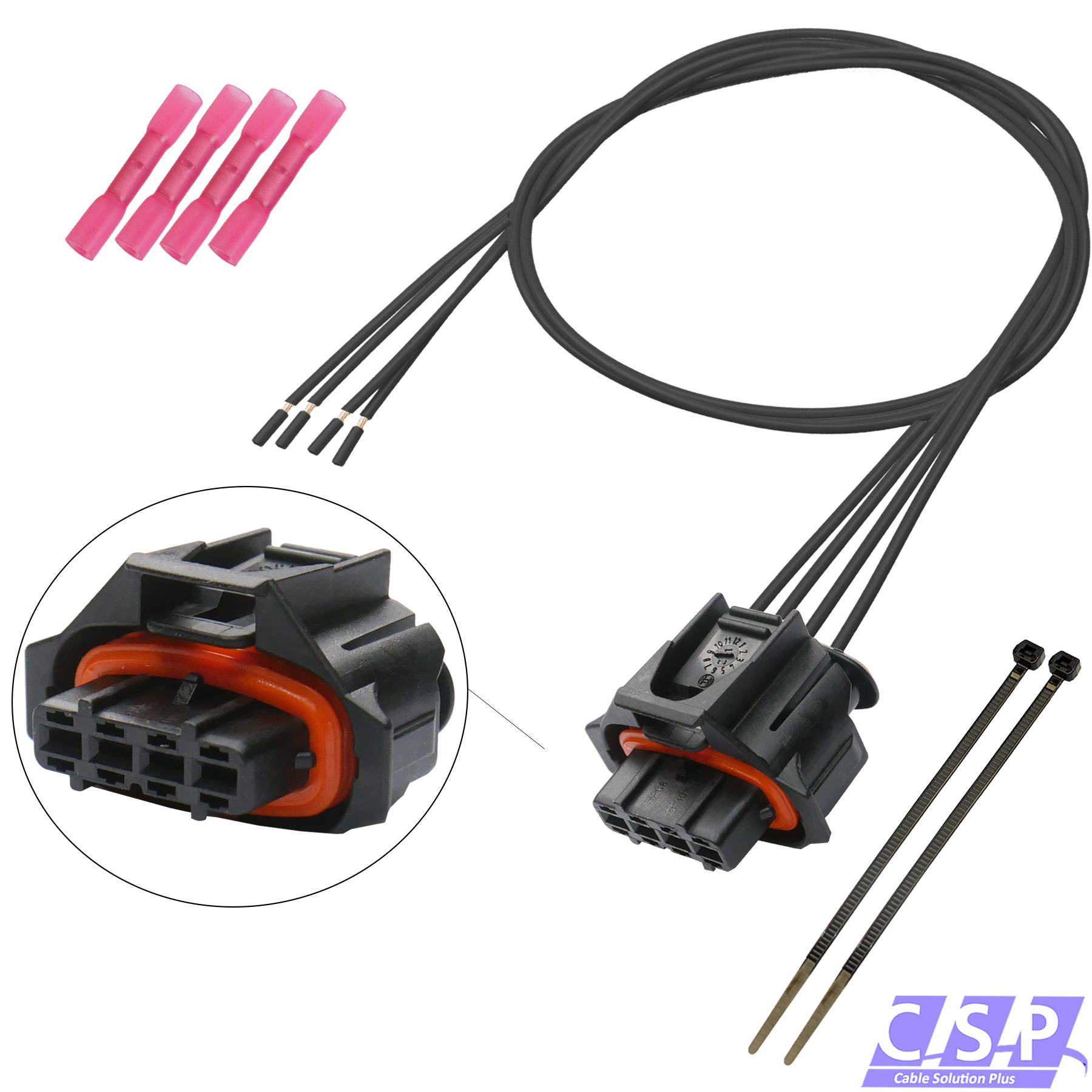 Autoelektrik24 - Kabelbaum, Reparatursatz, Einspritzdüse, Commonrail,  1350885080, FIAT, Citroen, Peugeot, Stecker, Kabel, Kabelbaum, Leitung,  Leitungen, Rep.-Satz, Reparatur, Reparaturset, Bausatz, Kabelstrang