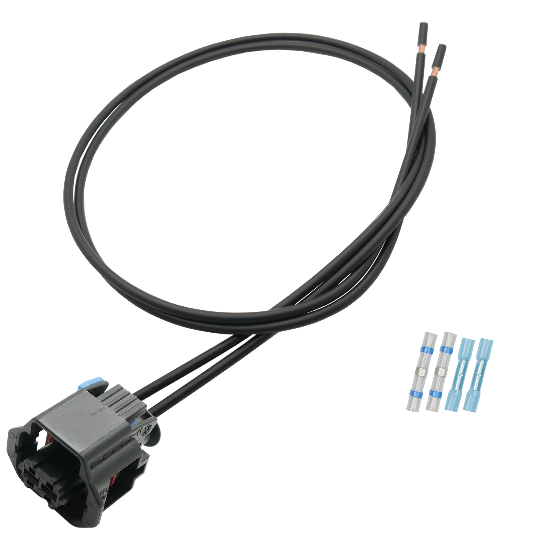 GEWIE 90 005-4 , 4x Stecker Reparatursatz Kabelbaum Injektor Einspritzdüse  kompatibles Ersatzteil für FIAT OPEL 1.9 CDTi