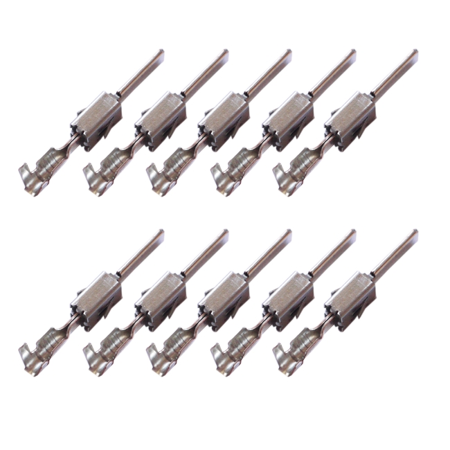 10x JPT MCP Kontakt 2.8 Stecker Crimp Stift 0,50-1,00mm² TE TYCO AMP 1-962841-1