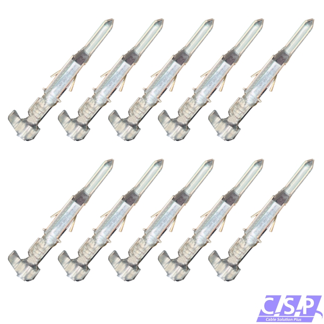 10x Kontakt Molex Stift 39-00-0040. 39-00-0041 Mini-Fit Jr. AWG18-24 Crimp Pin