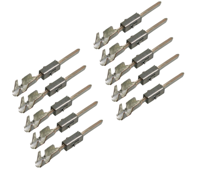 10x Micro Timer Mini ISO Kontakt, Stift Pin, 0,20² - 0,35²  Crimp Auto Hifi Navi