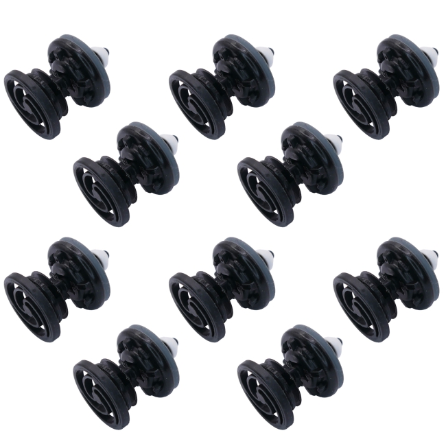 10x Türverkleidung Befestigung Clips kompatibel VW 7L6868243 Golf, Passat, etc.