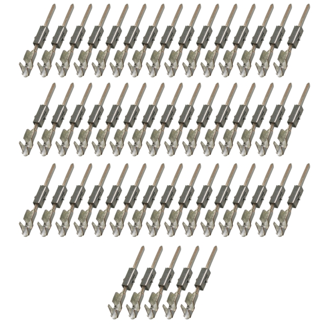 50x Micro Timer Mini ISO Kontakt, Stift Pin, 0,20² - 0,35²  Crimp Auto Hifi Navi