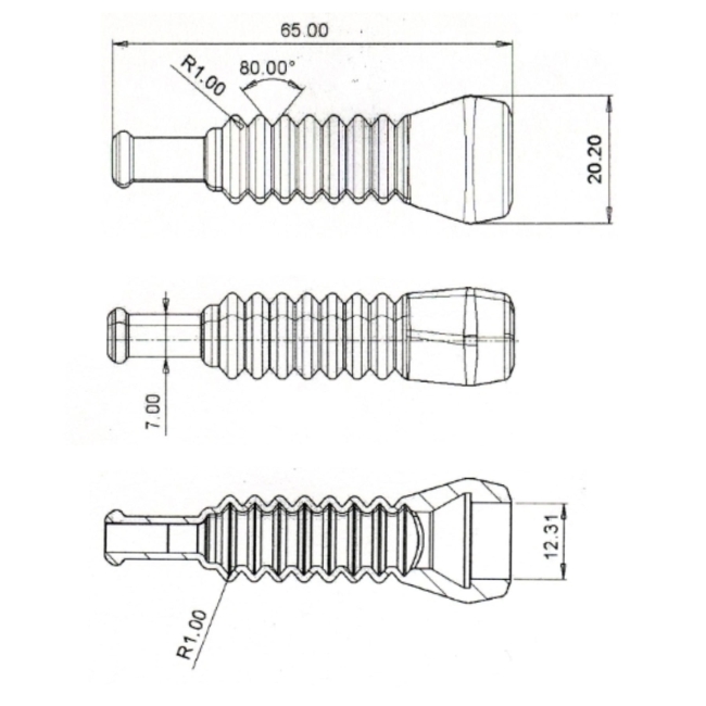 5x Superseal Gummitülle 2-polig Knickschutz Tülle KFZ LKW Motorrad Quad Elektrik