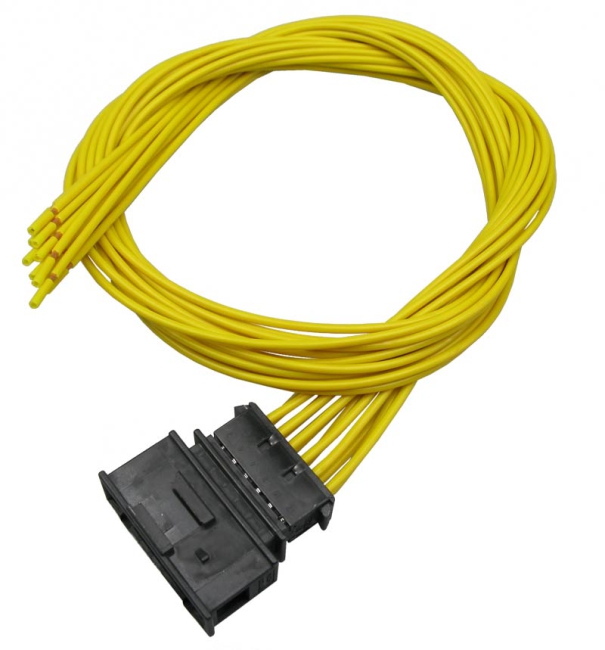 6Q0 972 736  12-poliger Steckverbinder, konfektioniert, Stiftgehäuse, Kabel- Reparatursatz