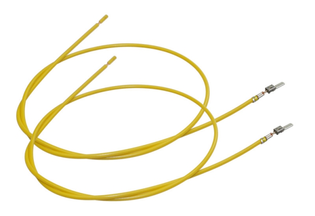 904 886.01, Reparaturleitung Satz VW, Flachstecker 2,8x0,8 mit doppelter Rastfeder, Konfektioniert, FLRY 1,00mm², 600mm
