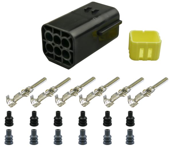 Econoseal 070 J Mark II Serie Stiftgehäuse 6-pol. LKW AUTO Motorrad Industrie