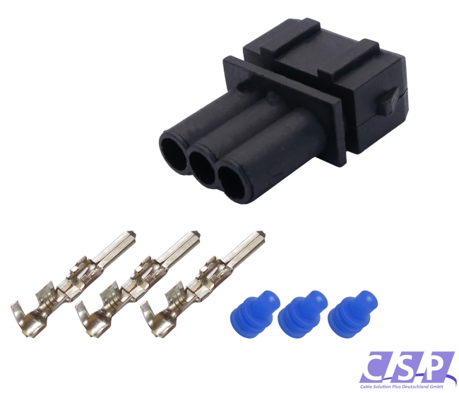 Reparatursatz JPT Stecker 3-polig 1,00 mm² Stift 357972763 357 972 763 kompatibel mit VW