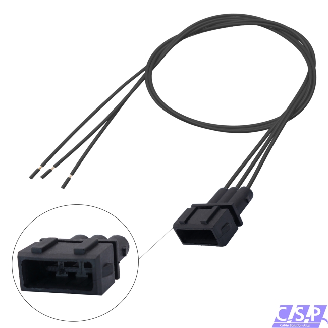Reparatursatz Kabelsatz 3-polig JPT Stecker passt zu VW 357972763 357 972 763