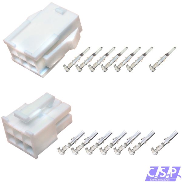 Set 8-polig Molex Mini-Fit Jr. Buchse 39-01-2085   Stift 39-01-2086, 5557, 5559